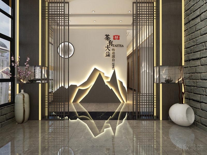 深圳福田新中式餐飲茶室裝修圖氛圍調性 深圳福田新中式餐飲茶室裝修圖氛圍調性