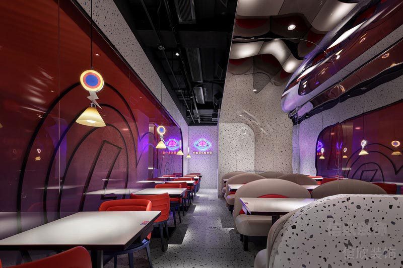 羅湖餐廳裝修設(shè)計(jì)效果圖燈光效果