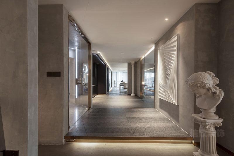 深圳南山現代工業風設計公司辦公室裝修過道 深圳南山現代工業風設計公司辦公室裝修過道