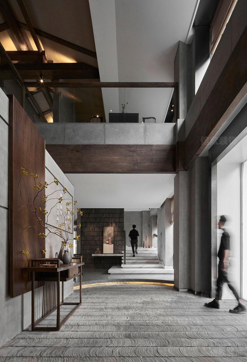 深圳西鄉(xiāng)餐飲裝修設(shè)計公司案例 前廳