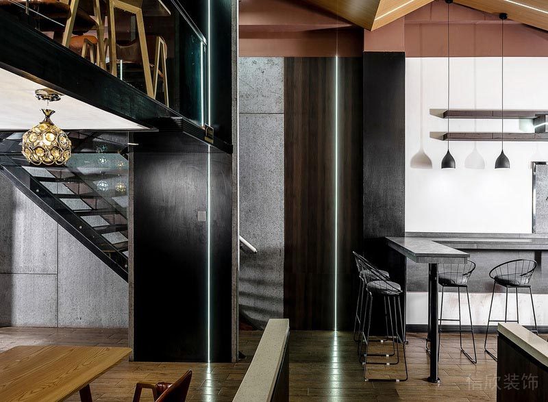 深圳沙尾餐飲裝修設(shè)計公司案例陳設(shè)軟裝