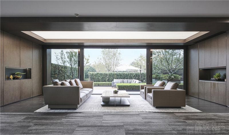 南山辦公室設(shè)計洽談區(qū)效果圖