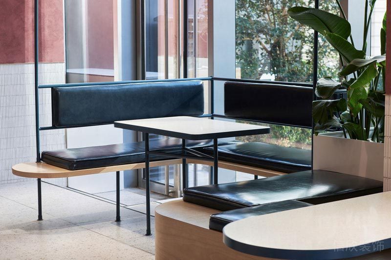 南山餐廳裝修設(shè)計效果圖綠植