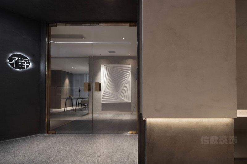深圳南山現代工業風設計公司辦公室裝修入口 深圳南山現代工業風設計公司辦公室裝修入口