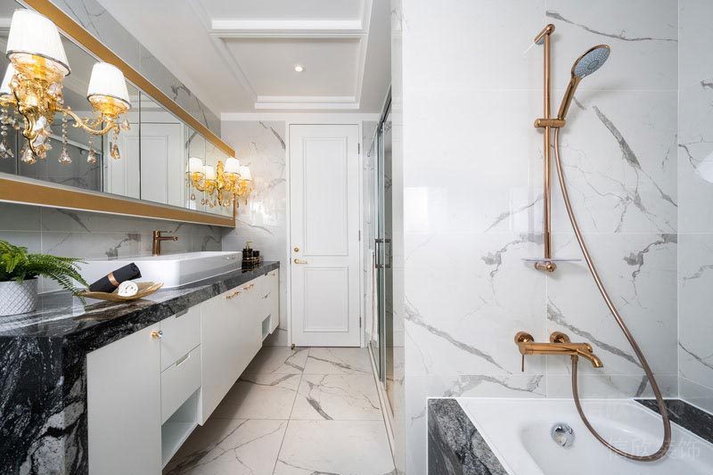 深圳鹽田家庭新房裝修設(shè)計衛(wèi)生間效果圖