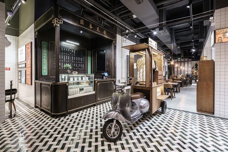 深圳龍華餐飲裝修設(shè)計(jì)公司案例 前廳