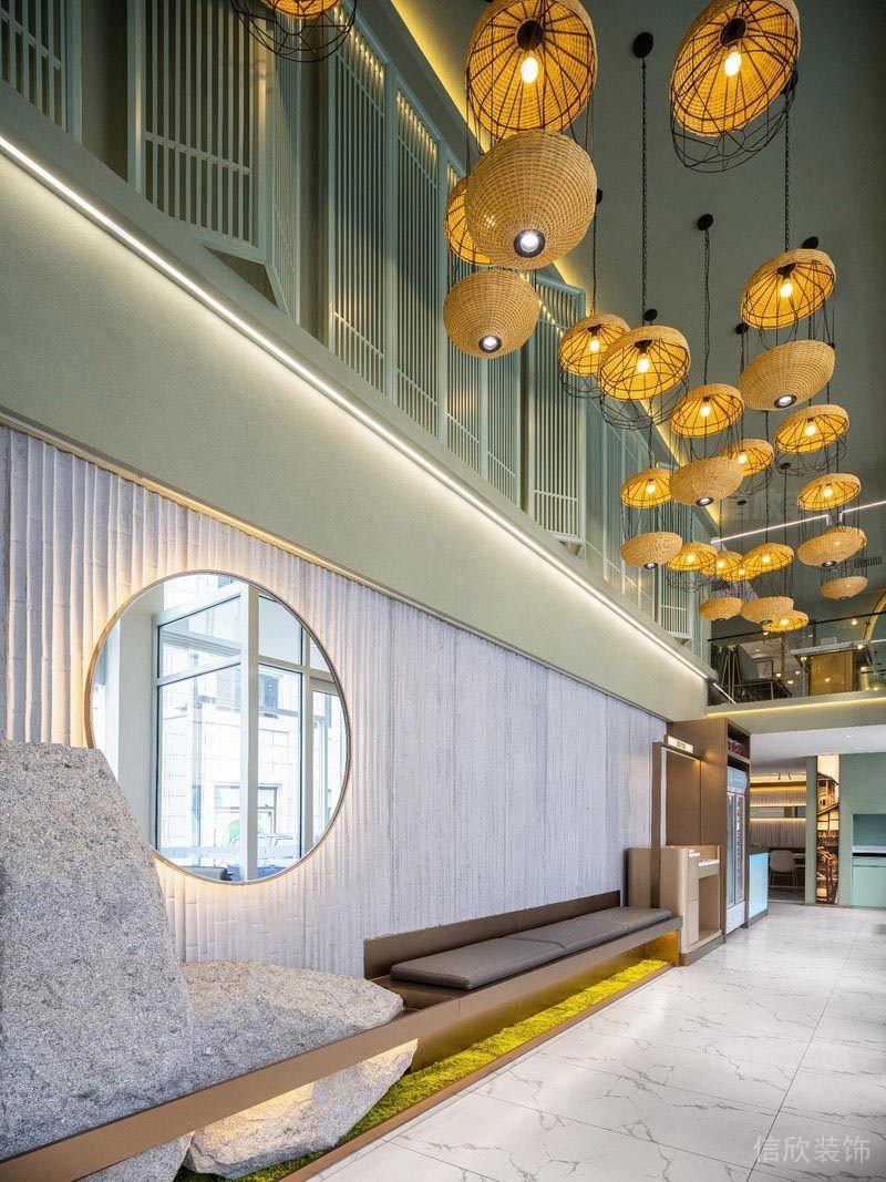 深圳石巖餐飲裝修設(shè)計(jì)公司案例 前廳