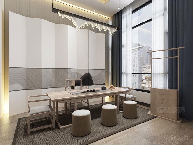 深圳福田新中式餐飲茶室裝修圖藝術吊燈 深圳福田新中式餐飲茶室裝修圖藝術吊燈