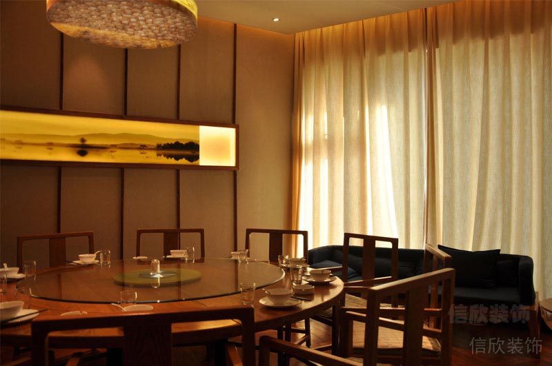 福田主題餐廳裝修設(shè)計效果圖主題包間