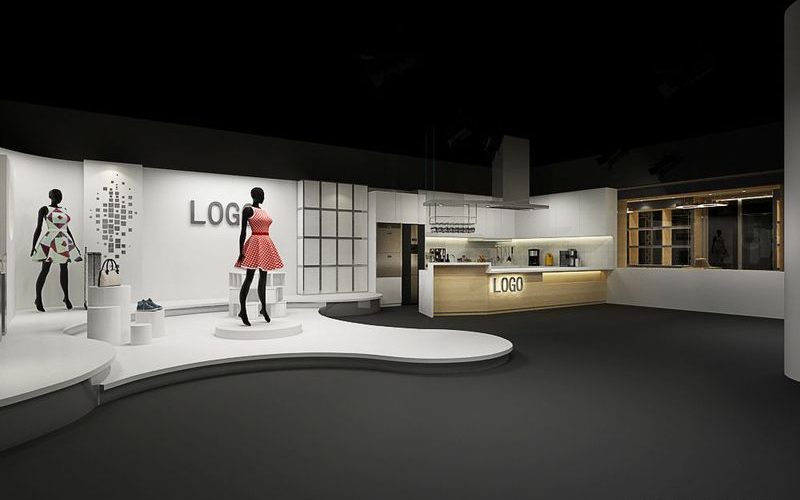 網(wǎng)絡(luò)直播間裝修吧臺(tái)