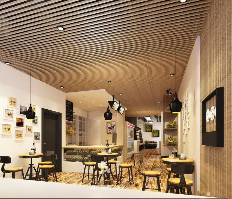 深圳羅湖水果店休息區裝修案例 深圳羅湖水果店休息區裝修案例