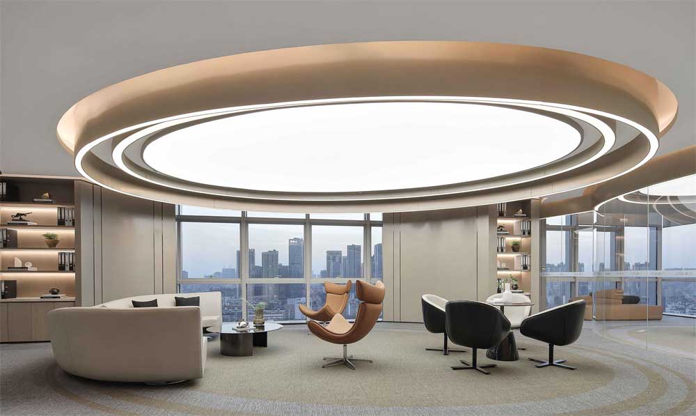 深圳寶安區現代風格高級辦公室設計裝修-洽談區 深圳寶安區現代風格高級辦公室設計裝修-洽談區