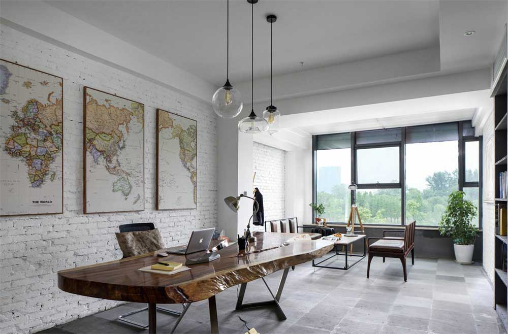 深圳南山香江金融中心工業風辦公室裝修設計案例經理辦公室 深圳南山香江金融中心工業風辦公室裝修設計案例經理辦公室