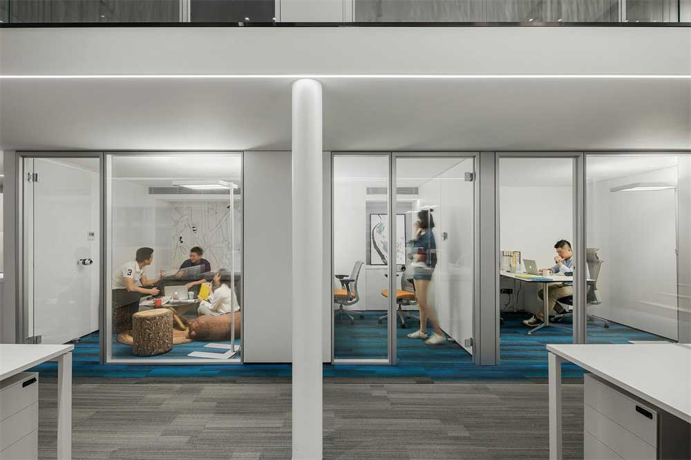 深圳市福田田園辦公室裝修設(shè)計獨(dú)立式辦公區(qū)