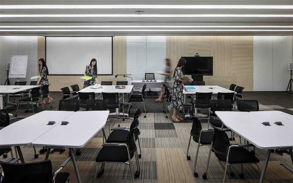 深圳福田500平方現代風格辦公室裝修多功能會議室 深圳福田500平方現代風格辦公室裝修多功能會議室