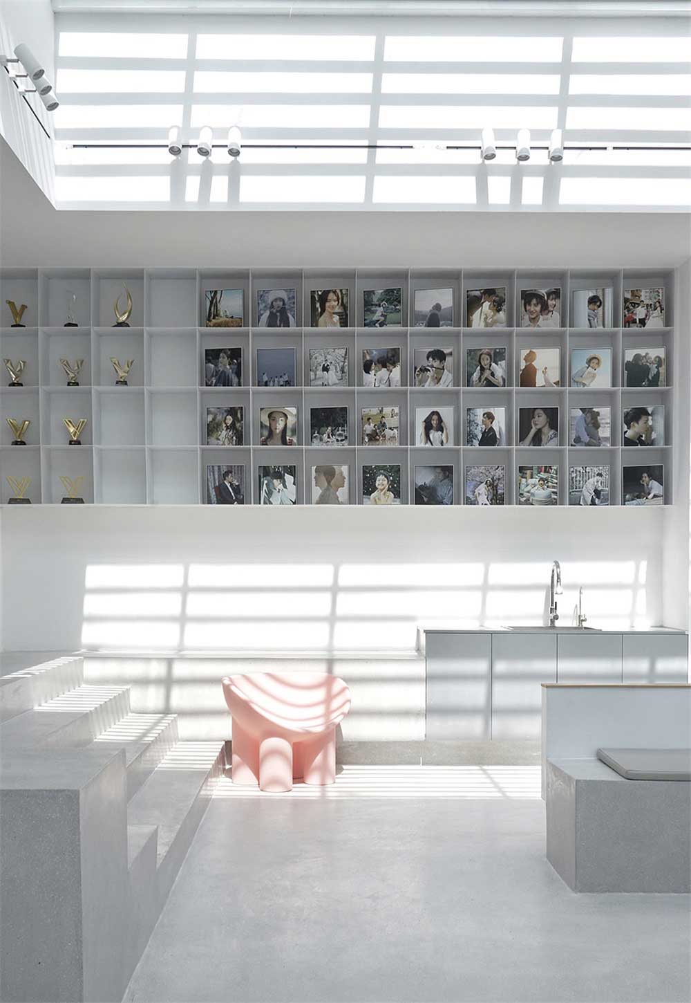 深圳福田區(qū)工業(yè)風攝影工作辦公室設(shè)計裝修-辦公區(qū)