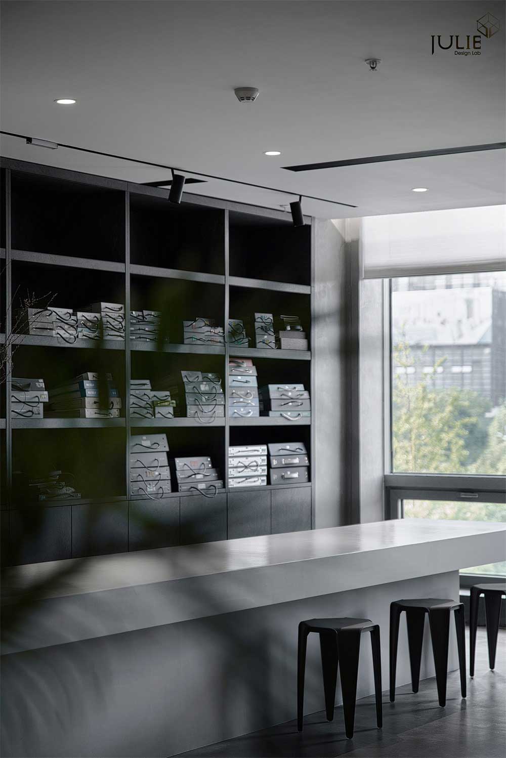 深圳光明現(xiàn)代風(fēng)格暗色系辦公室設(shè)計裝修-島臺 深圳光明現(xiàn)代風(fēng)格暗色系辦公室設(shè)計裝修-島臺