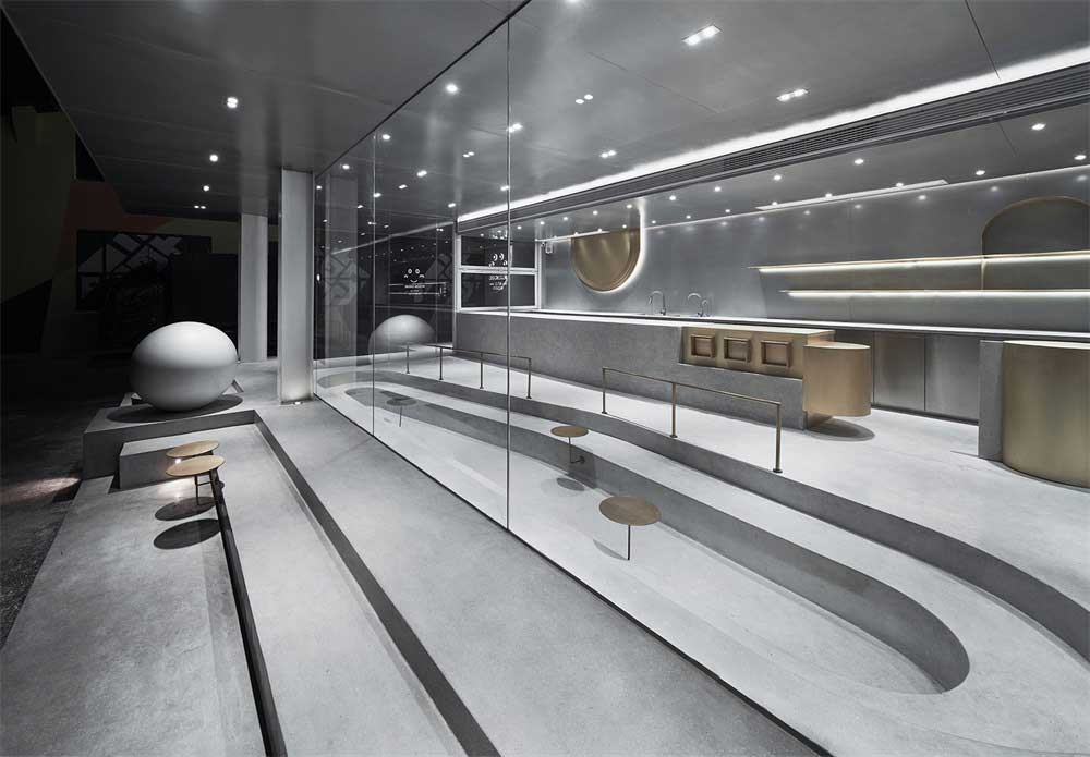 深圳福田區(qū)工業(yè)風攝影工作辦公室設(shè)計裝修-前廳