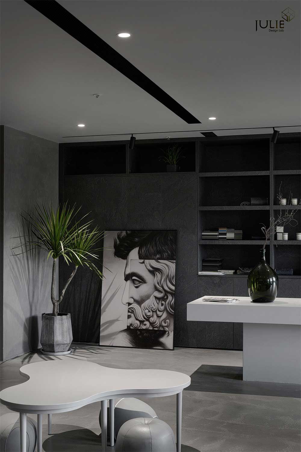 深圳光明現(xiàn)代風(fēng)格暗色系辦公室設(shè)計裝修-島臺 深圳光明現(xiàn)代風(fēng)格暗色系辦公室設(shè)計裝修-島臺