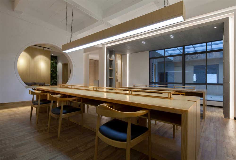 深圳羅湖鴻昌廣場新中式風格辦公室裝修設計案例辦公區墻面 深圳羅湖鴻昌廣場新中式風格辦公室裝修設計案例辦公區墻面