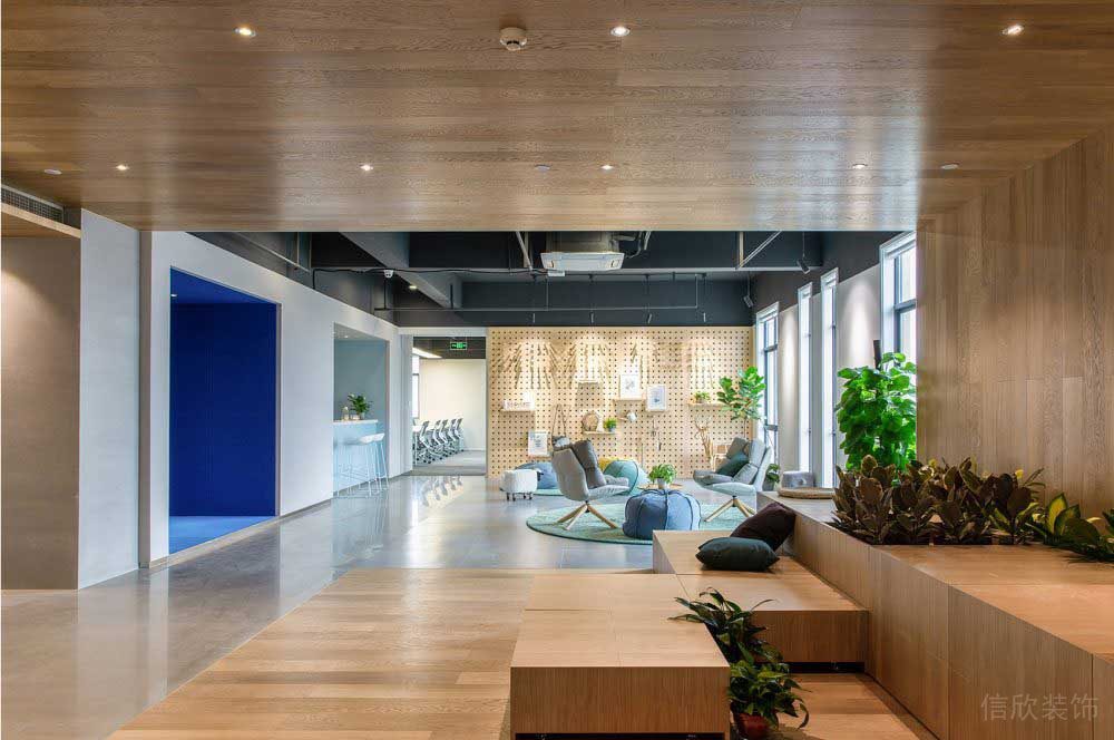 微景觀辦公室設(shè)計燈飾效果圖實木裝修現(xiàn)代工作室設(shè)計