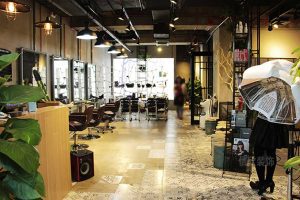 深圳龍崗美發(fā)店裝修設計