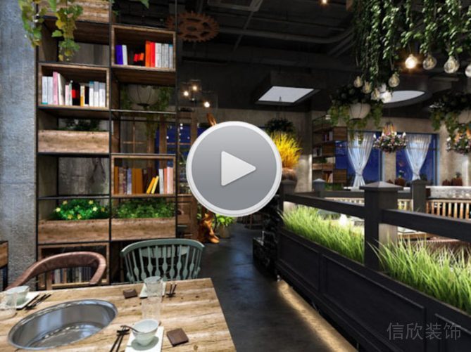 餐廳金屬柜隔斷木質(zhì)圍欄內(nèi)設(shè)燈帶裝修設(shè)計(jì)圖