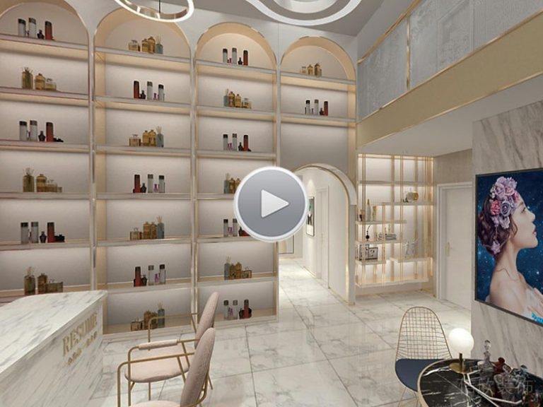 大理石地面金屬扣條展示柜大理石墻面設(shè)計圖