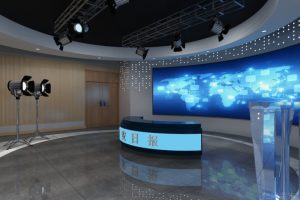 四川廣安日報演播室裝修設(shè)計