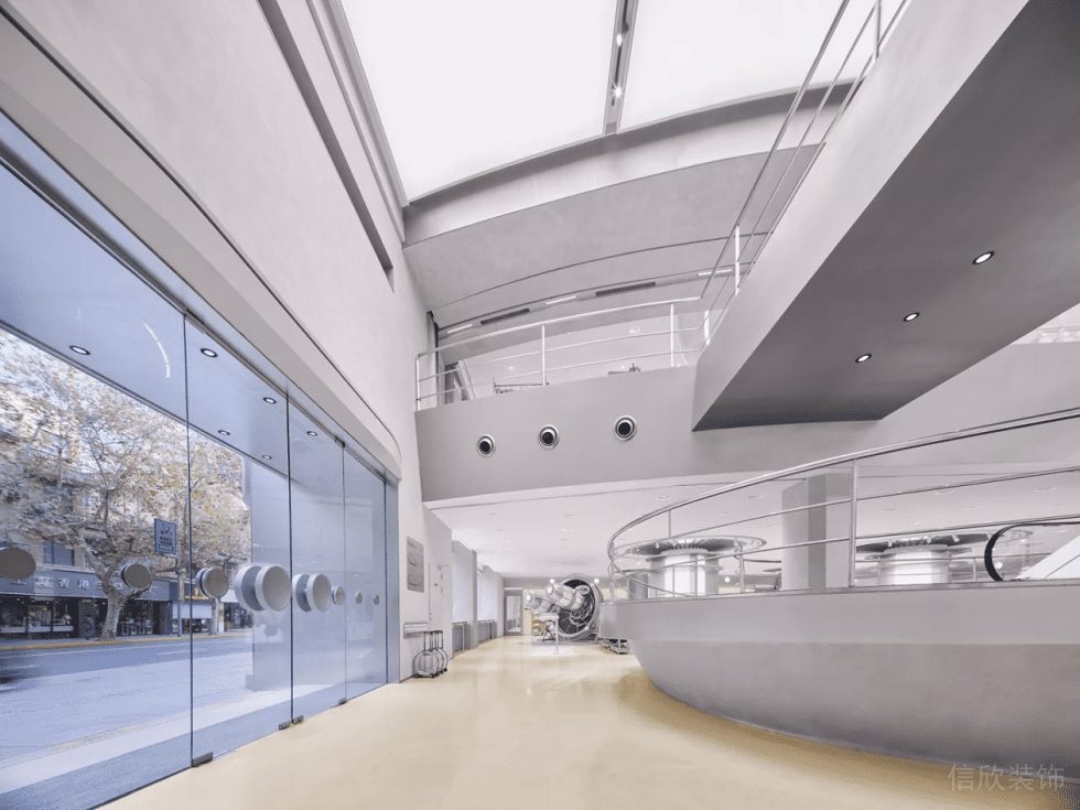 深圳市羅湖區布心現代風服裝店裝修入戶