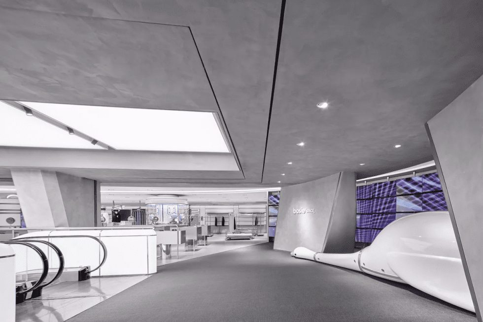 深圳市羅湖區布心現代風服裝店裝修大廳