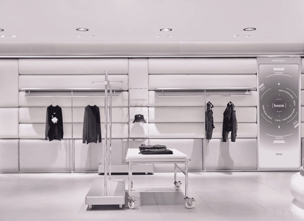 深圳市羅湖區布心現代風服裝店裝修大廳