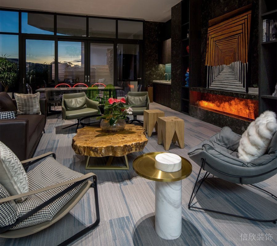 古典風(fēng)裝修區(qū)域沙發(fā)木質(zhì)茶幾金剛到藝術(shù)時(shí)尚工作室裝修