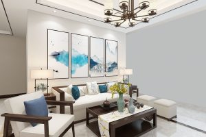 華潤(rùn)城潤(rùn)府14棟客廳裝修效果圖