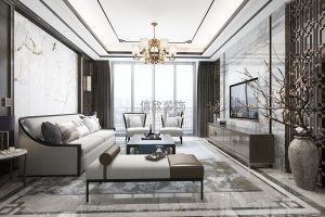 康達(dá)爾12棟客廳裝修效果圖