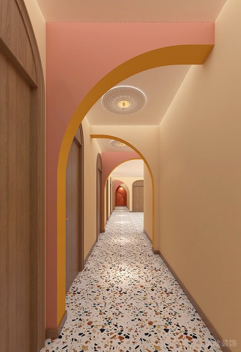 深圳愛思鋼琴藝術(shù)學校過道裝修設(shè)計