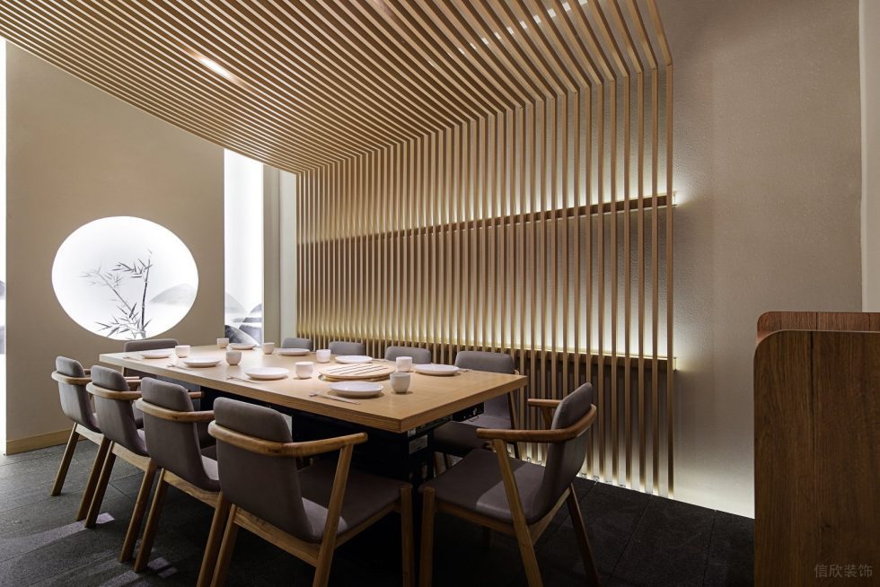 深圳福田天健時尚新天地和風日式料理餐廳裝修案例包間 深圳福田天健時尚新天地和風日式料理餐廳裝修案例包間