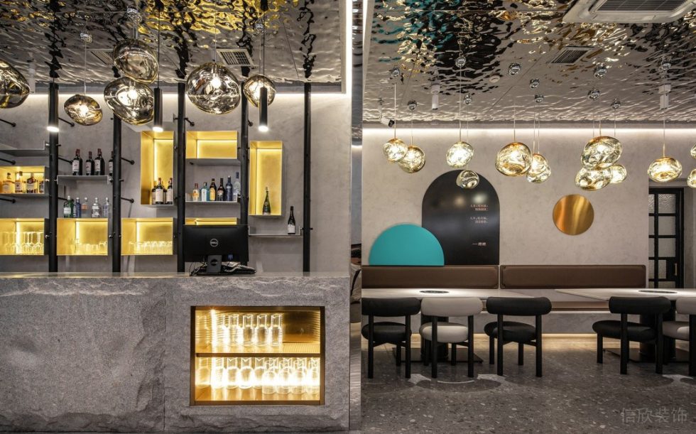 深圳福田天健時尚新天地輕奢風格火鍋店裝修案例軟裝陳設 深圳福田天健時尚新天地輕奢風格火鍋店裝修案例軟裝陳設