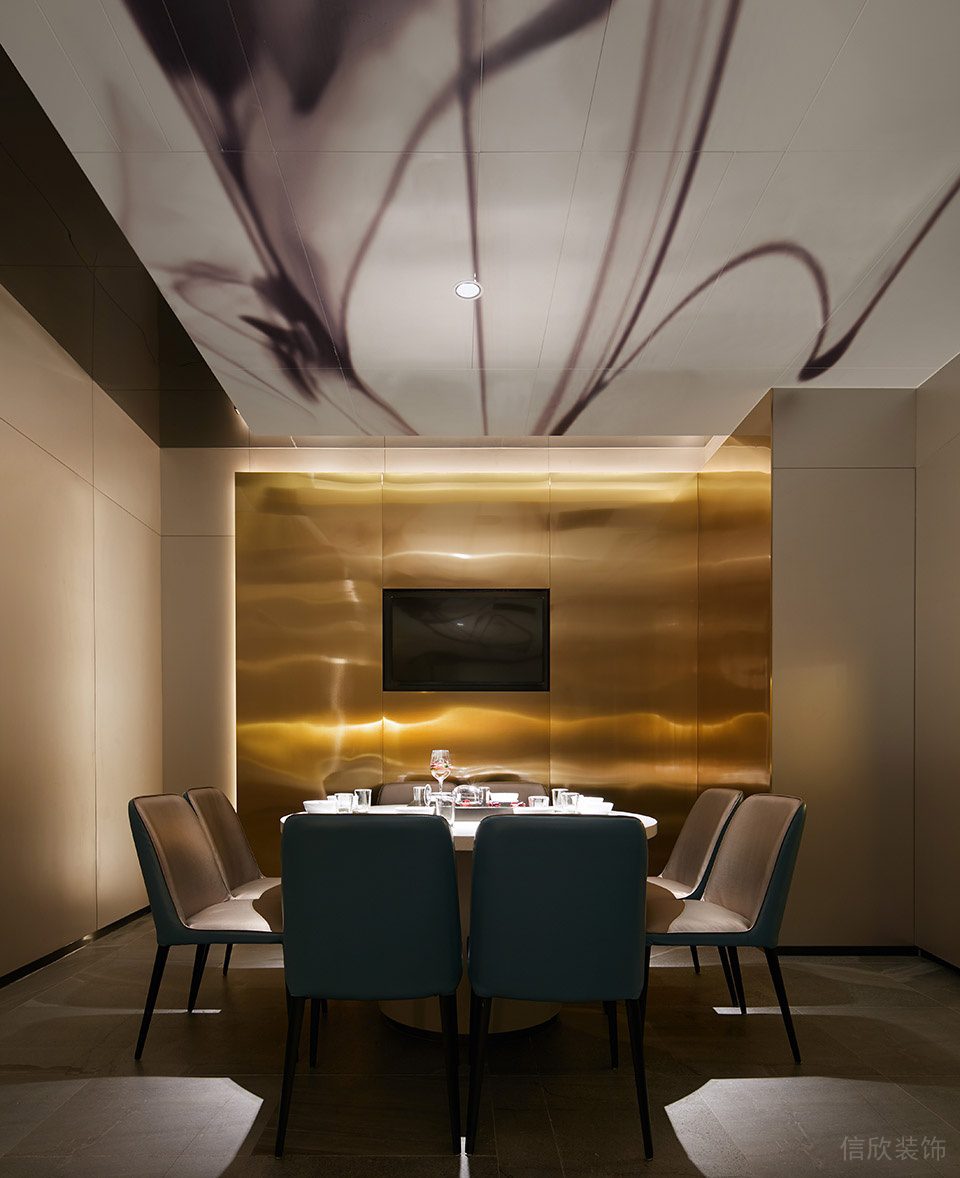 深圳福田星河世紀(jì)現(xiàn)代輕奢風(fēng)火鍋餐廳裝修案例包房 深圳福田星河世紀(jì)現(xiàn)代輕奢風(fēng)火鍋餐廳裝修案例包房
