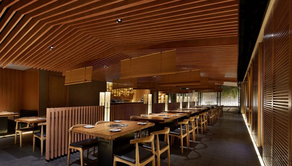 深圳南山卓越維港日式風格烤肉餐廳裝修案例地面鋪貼 深圳南山卓越維港日式風格烤肉餐廳裝修案例地面鋪貼