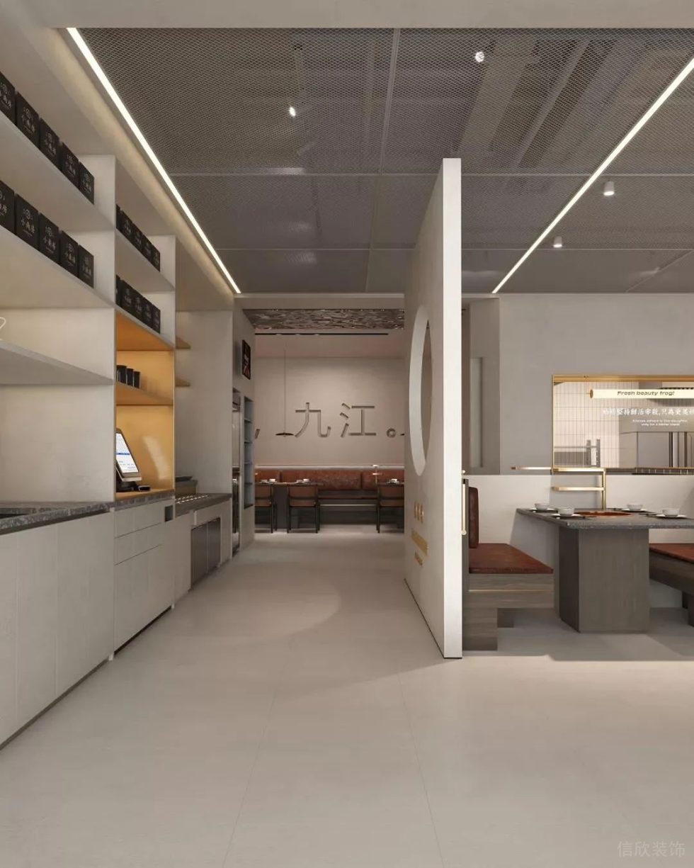 深圳鹽田合景同創(chuàng)廣場極簡風(fēng)格火鍋店裝修案例過道 深圳鹽田合景同創(chuàng)廣場極簡風(fēng)格火鍋店裝修案例過道