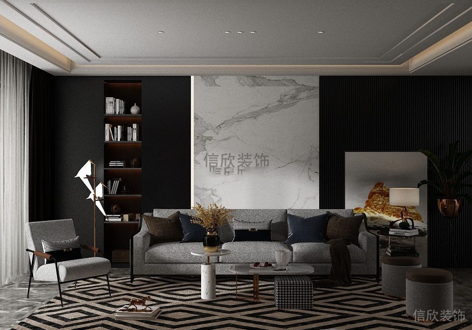 陽(yáng)光粵海12棟客廳效果圖