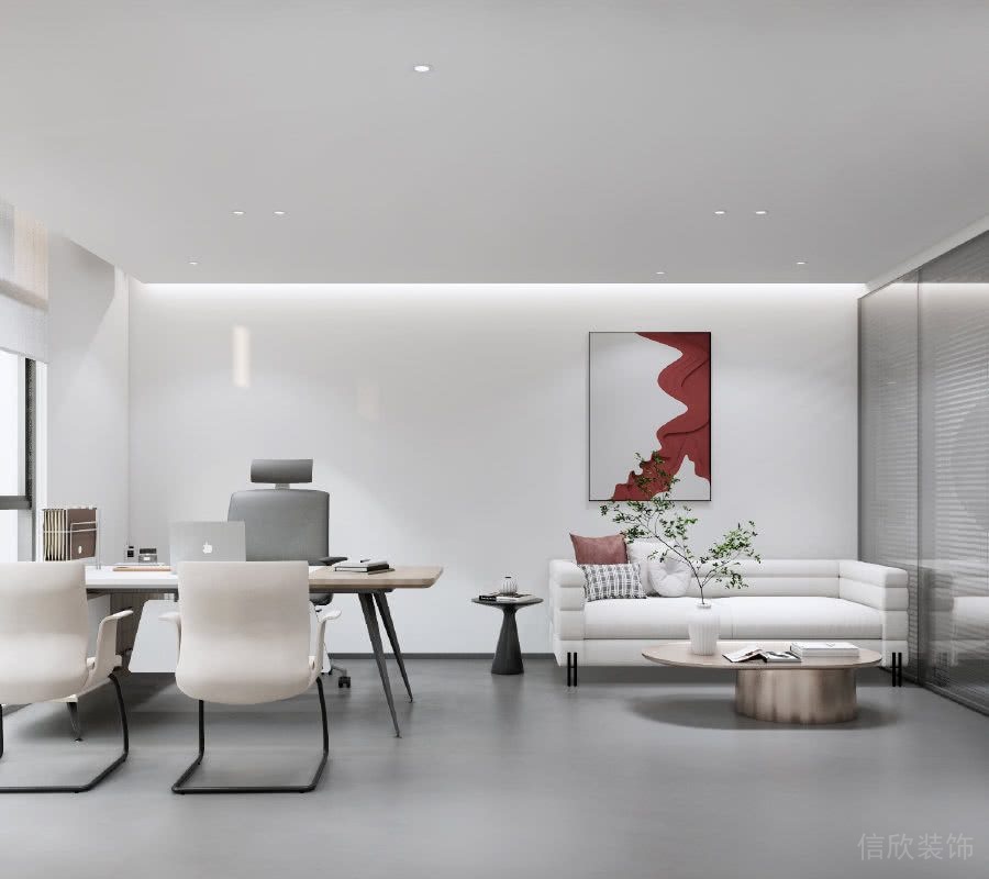 經(jīng)理辦公室現(xiàn)代鋼木結(jié)構(gòu)辦公桌