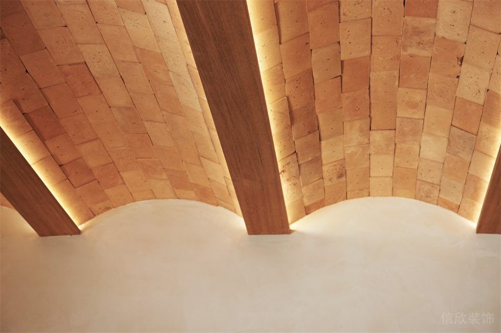 深圳寶安前海hop國際中心北歐風格面包店裝修案例天花造型 深圳寶安前海hop國際中心北歐風格面包店裝修案例天花造型