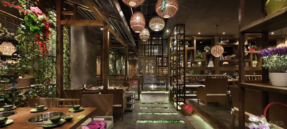 深圳福田航苑大廈田園風(fēng)格火鍋餐廳裝修案例地面鋪設(shè) 深圳福田航苑大廈田園風(fēng)格火鍋餐廳裝修案例地面鋪設(shè)