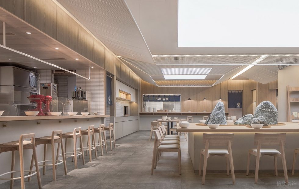 深圳龍崗華策中心城淺木色日式風格面館裝修案例大廳 深圳龍崗華策中心城淺木色日式風格面館裝修案例大廳
