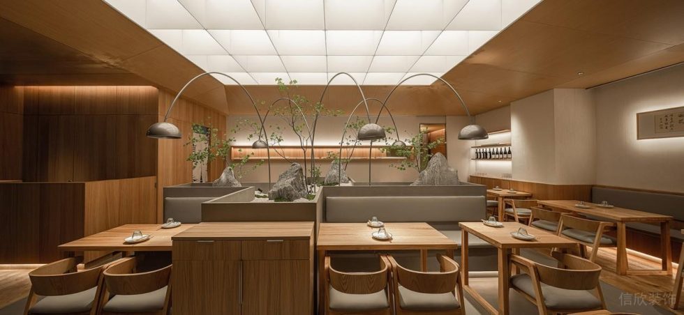 深圳龍崗陽光廣場現代中式風格私房菜餐廳裝修案例燈光效果 深圳龍崗陽光廣場現代中式風格私房菜餐廳裝修案例燈光效果