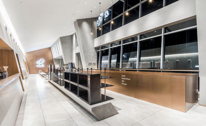 深圳龍崗正中風臨國際中心現代工業風喜茶冷飲店裝修案例天花 深圳龍崗正中風臨國際中心現代工業風喜茶冷飲店裝修案例天花