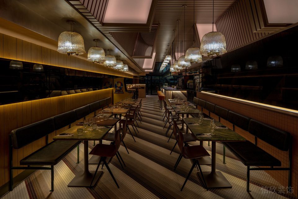 深圳龍華蘋果園美式工業(yè)風(fēng)披薩店裝修案例用餐大廳 深圳龍華蘋果園美式工業(yè)風(fēng)披薩店裝修案例用餐大廳