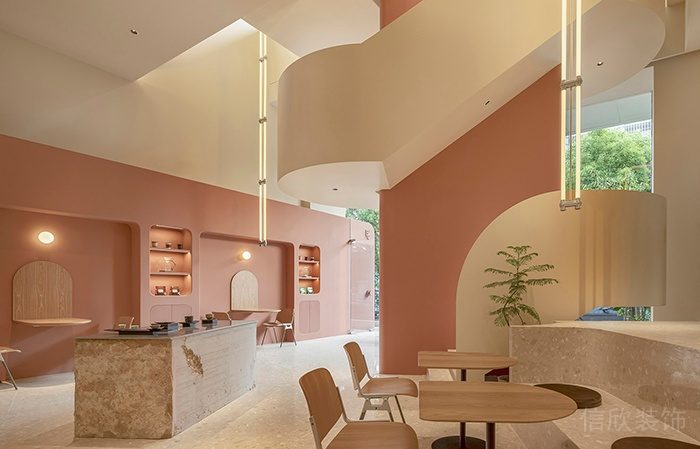 深圳羅湖新2000廣場極簡風格甜品咖啡館裝修案例中島陳列臺 深圳羅湖新2000廣場極簡風格甜品咖啡館裝修案例中島陳列臺